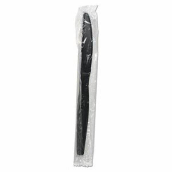 Razoredge BWK Heavyweight Wrapped Polystyrene Cutlery Knife, Black RA3191947